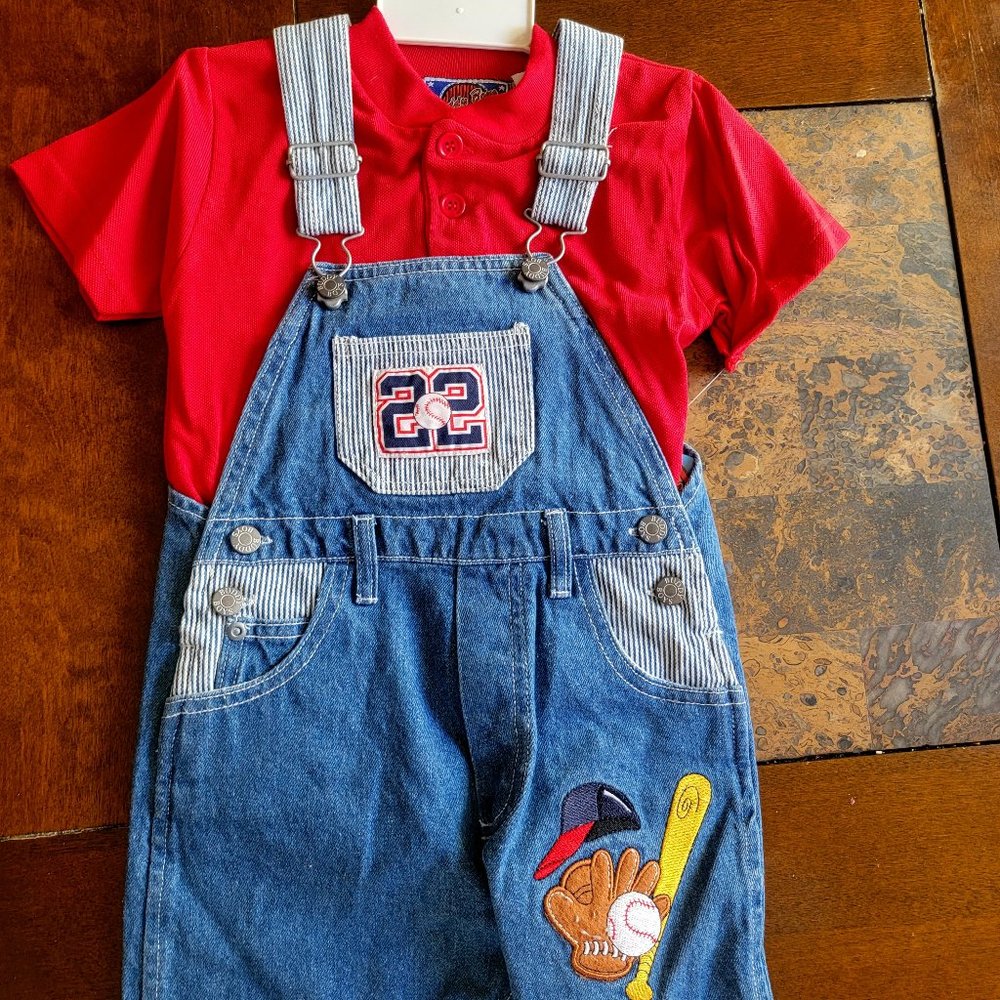Classic Overalls for Toddler. 2 Piece Set New